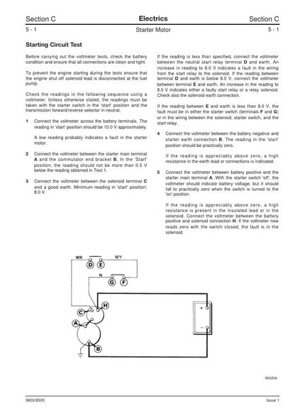 JCB Robot 150 165 Skid Steer Service Manual sample page from the repair manual