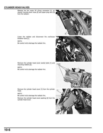 Honda NC 700 Motorcycle Service Manual sample page with diagrams and specifications