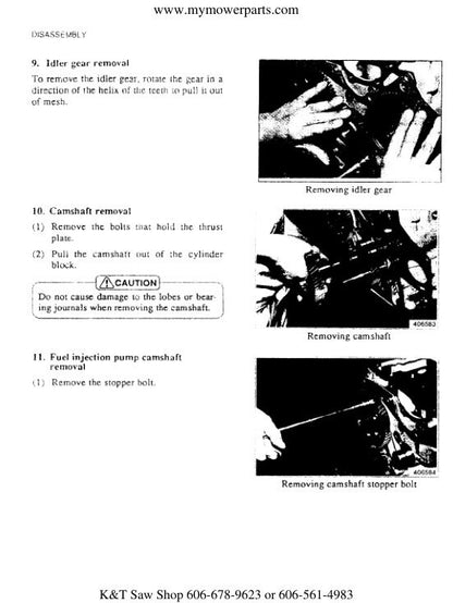 Cub Cadet 7000 7200 7232 7260 7300 Tractor Service Manual sample page with diagrams and specifications