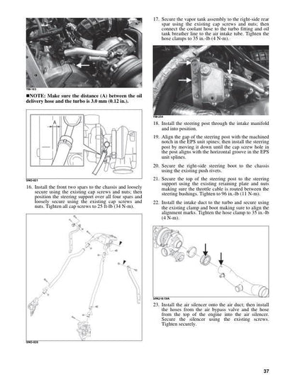 Arctic Cat Thundercat Riot Pantera ZR 7000 9000 Snowmobile Service sample page with diagrams and specifications