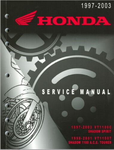 Honda Shadow VT1100 Motorcycle Service Manual factory service manual title page