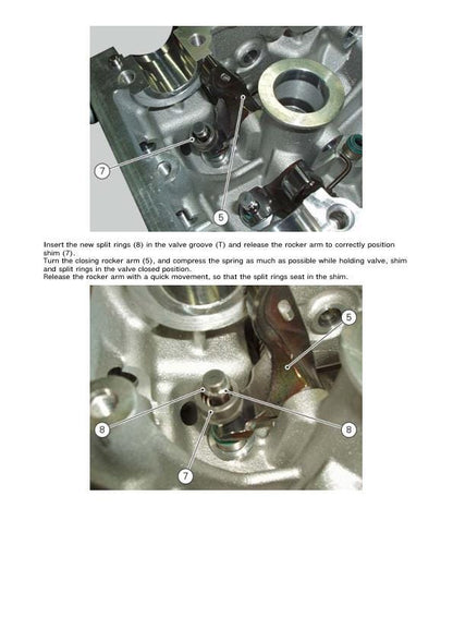 Ducati Hyperstrada Motorcycle Service Manual sample page from the repair manual