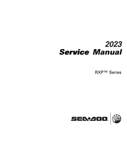 Sea-Doo RXP-X 300 Service Manual factory service manual title page