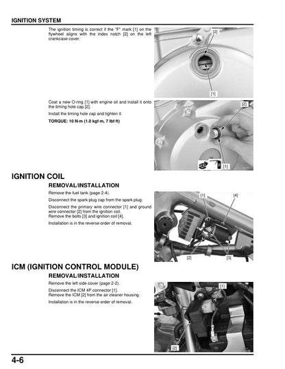 Honda XL125 XR125 XR150 Motorcycle Service Manual factory service manual title page