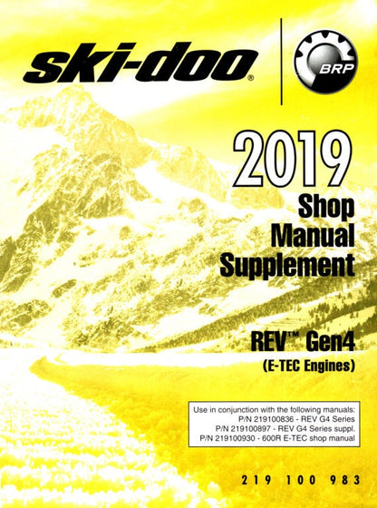 Skidoo Summit Freeride MXZ Renegade 600 850 Snowmobile Service Manual factory service manual title page