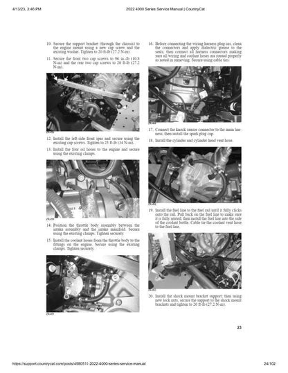 Arctic Cat Blast ZR LT M XR 4000 Snowmobile Service Manual sample page from service manual