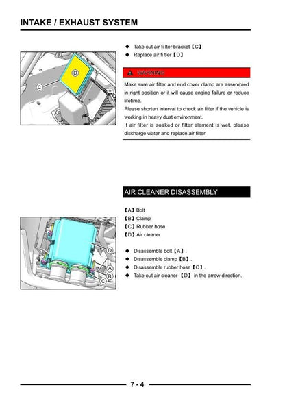 Segway Villain SSV SGW1000F UTV Service Manual sample page from the repair manual