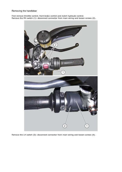 Ducati Multistrada 1200S GT Granturismo Service Manual sample page from service manual