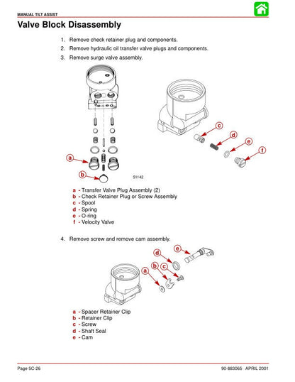 Mercury Mariner 40 45 50 Bigfoot Outboard Service Manual sample page from service manual