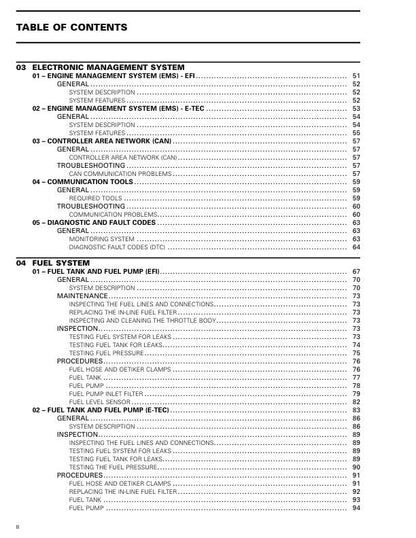 Skidoo MXZ Snowmobile Service Manual sample page from service manual