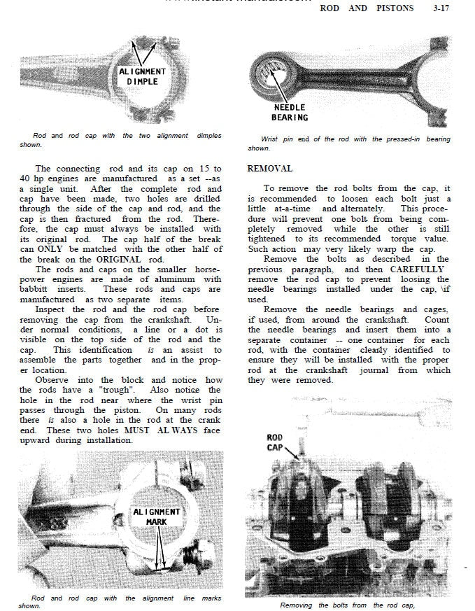 Johnson Evinrude 1–40 HP Outboard Service Manual factory service manual title page