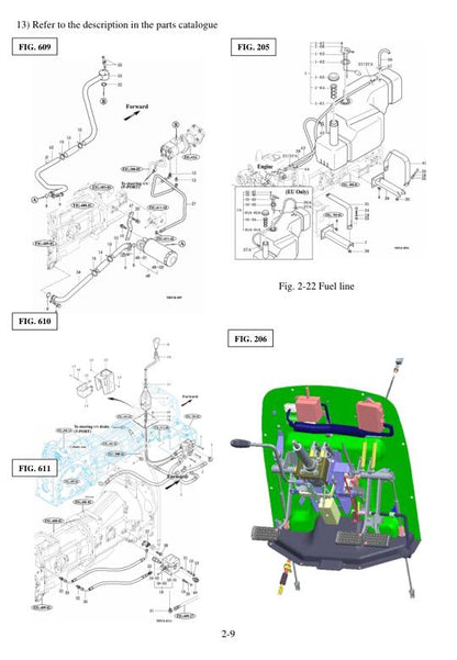 TYM T723 Compact Utility Tractor Service Manual sample page from service manual