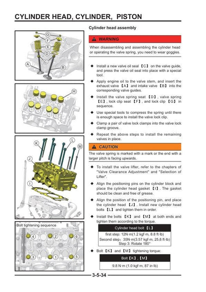 Segway Villain SSV SGW1000F UTV Service Manual sample page with technical illustrations