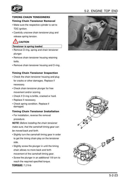 Argo XPLORER XRT 1000 UTV Service Manual sample page with diagrams and specifications