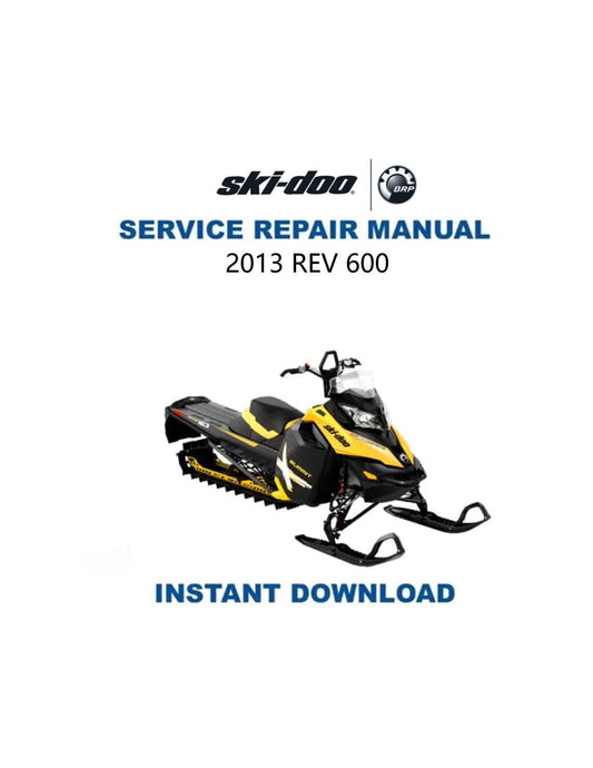Skidoo REV 600 800 Snowmobile Service Manual 2013-2016 - Service Manual PDF Instant Download