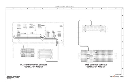 Skyjack SJ61T SJ66T Telescopic Boom Service Manual sample page with technical illustrations