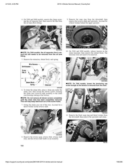Arctic Cat ZR XF M Pantera 5000 7000 9000 Snowmobile Service Manual sample page with service data and tables