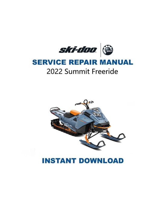 2022 Skidoo Summit Freeride 850 ETEC Service Manual | Snowmobile Repair Guide | Instant Digital Download | PDF