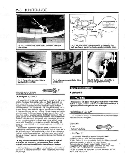 Johnson Evinrude 65 - 300 HP Outboard Service Manual sample page from service manual