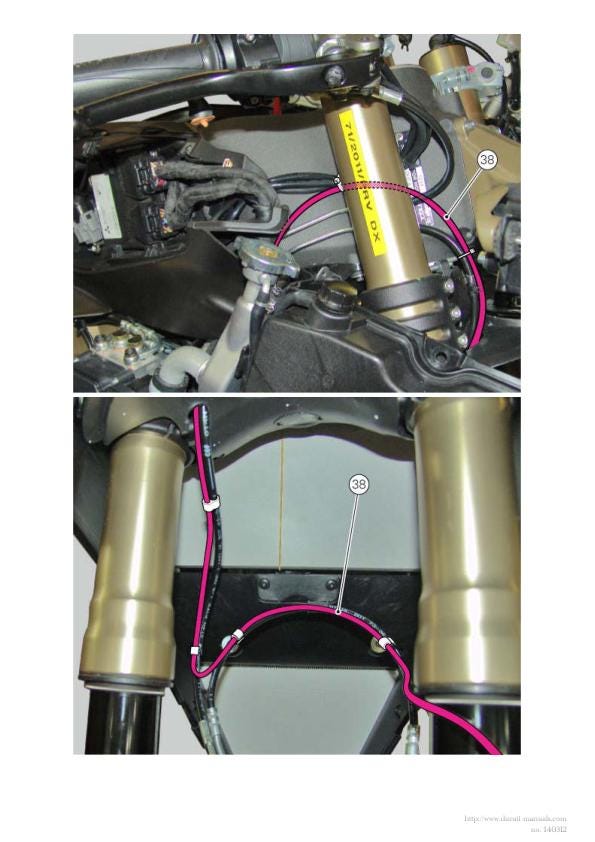 Ducati Panigale S Tricolore 1199 Motorcycle Service Manual table of contents