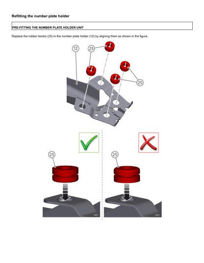 Ducati Monster 937 Plus Motorcycle Service Manual sample page with technical illustrations