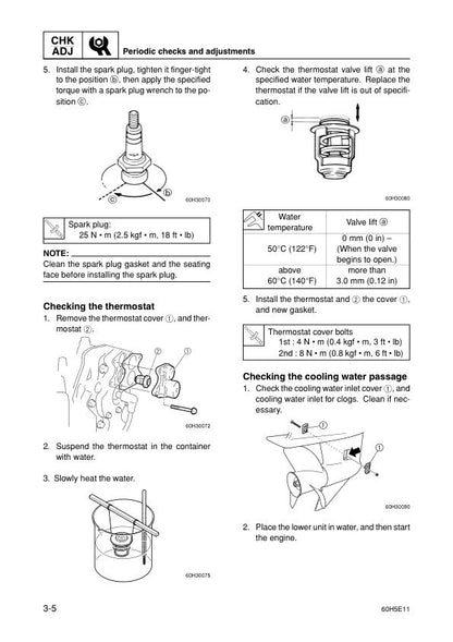 Yamaha 200A L200A Outboard Service Manual sample page from service manual