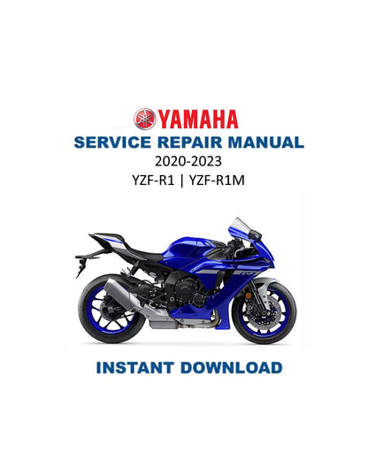 Yamaha YZF-R1 R1M Motorcycle Service Manual 2020-2023 - Service Manual PDF Instant Download
