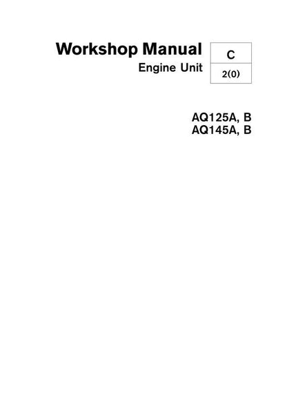 Volvo Penta AQ125 AQ145 A/B Engine Service Manual factory service manual title page