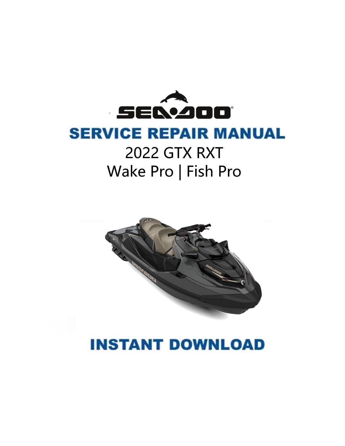 Sea-Doo GTX RXT Service Manual 2022-2025 - Service Manual PDF Instant Download