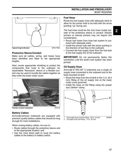 Evinrude ETEC 115-200 Outboard Service Manual sample page from service manual