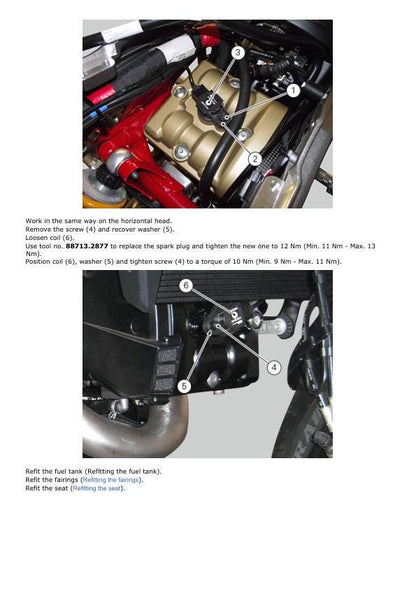 Ducati Hypermotard SP Motorcycle Service Manual factory service manual title page