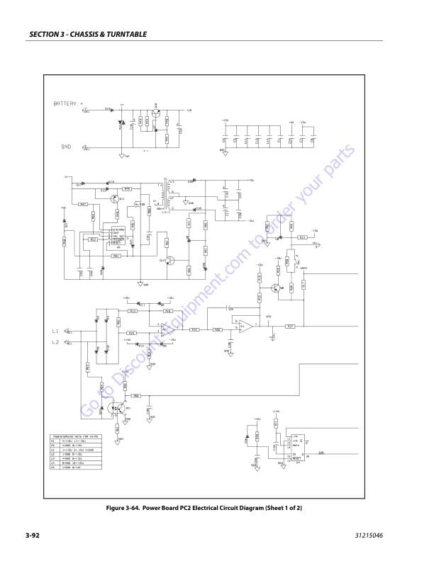 JLG 800 AJ Articulated Boom Lift Service Manual sample page from the repair manual