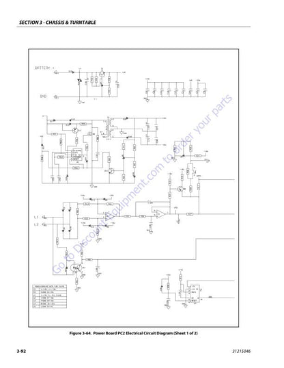 JLG 800 AJ Articulated Boom Lift Service Manual sample page from the repair manual
