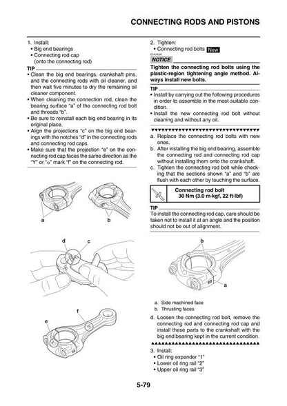 Yamaha YZF-R1 Motorcycle Service Manual sample page showing schematics and diagrams
