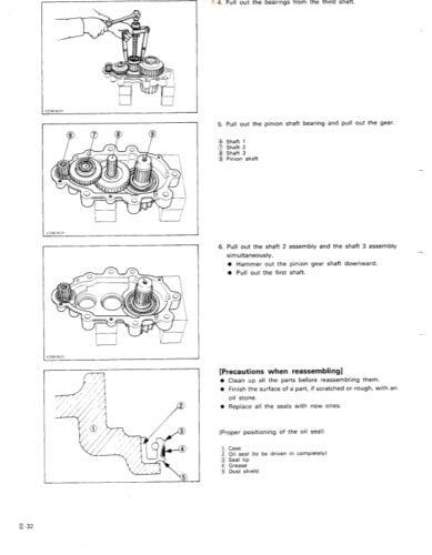 Kubota KH 36 41 51 61 66 91 101 151 Excavator Service Manual sample page with technical illustrations