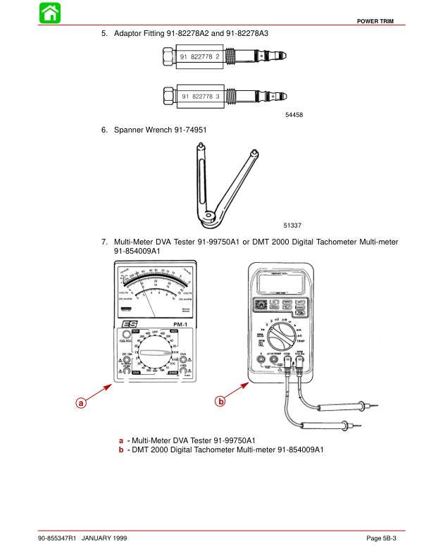 Mercury Optimax 135 150 Outboard Service Manual sample page from the repair manual
