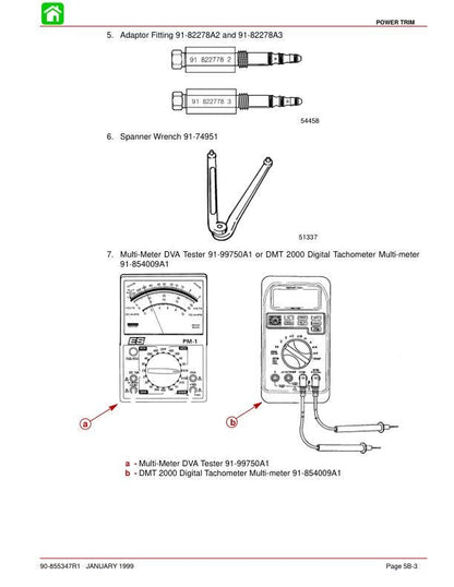 Mercury Optimax 135 150 Outboard Service Manual sample page from the repair manual