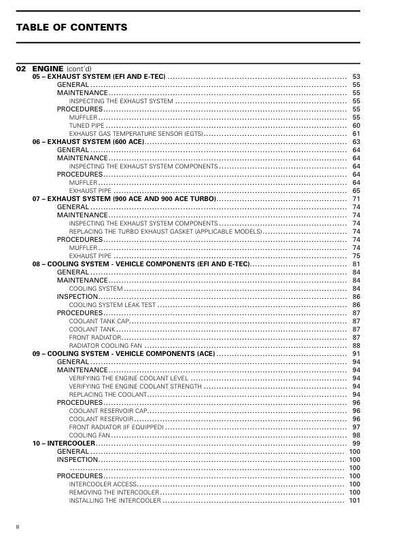Skidoo Expedition 600 850 900 Snowmobile Service Manual sample page from service manual