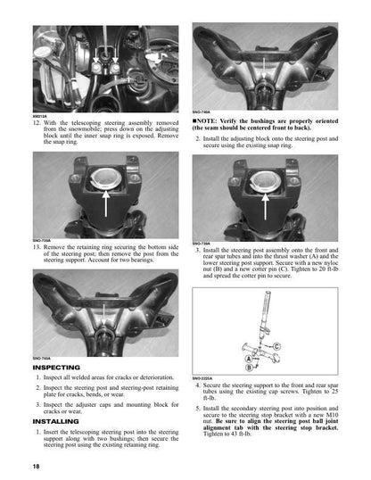 Arctic Cat ZR XF M Lynx Pantera Bearcat Snowmobile Service Manual sample page from service manual