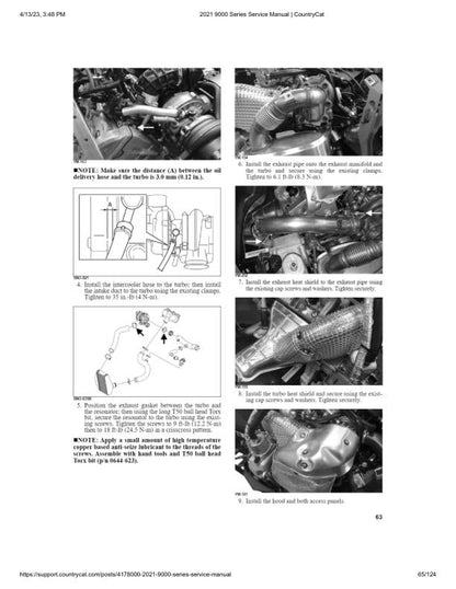 Arctic Cat Thundercat ZR 9000 Snowmobile Service Manual sample page with technical illustrations