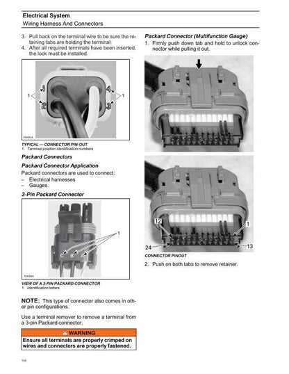 Can Am Renegade ATV Service Manual sample page with technical illustrations