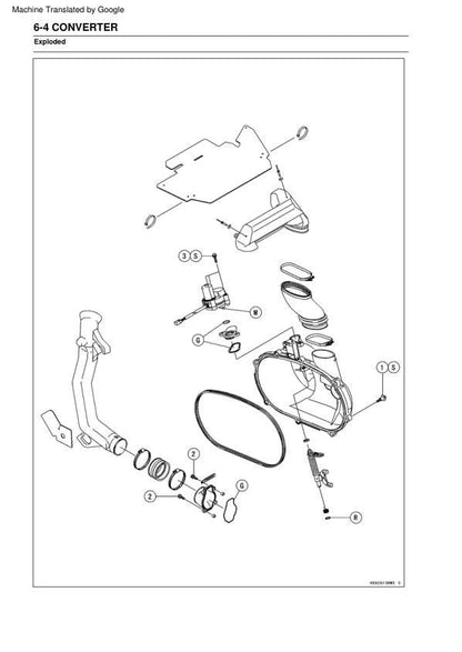 Kawasaki Brute Force 650 KVF650 ATV Service Manual sample page with diagrams and specifications