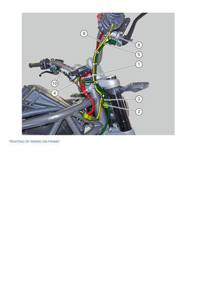 Ducati xDiavel S Motorcycle Service Manual sample page with diagrams and specifications