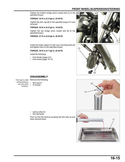 Honda Rebel CMX 500 Motorcycle Service Manual sample page showing schematics and diagrams