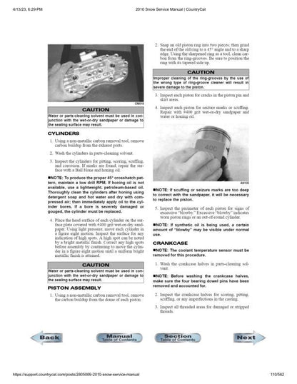 Arctic Cat Crossfire Bearcat M6 M8 F6 F8 Snowmobile Service Manual sample page from service manual