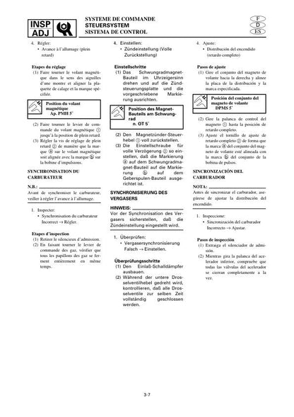 Yamaha F100A F115A F130A Outboard Service Manual table of contents