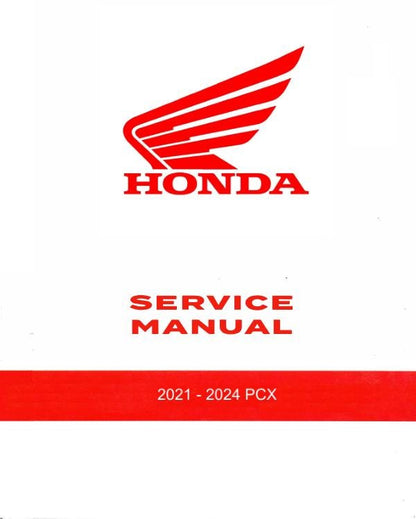 Honda PCX 150 Motorcycle Service Manual factory service manual title page