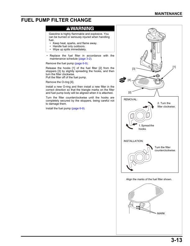 Honda EU7000iS Inverter Generator Service Manual sample page with diagrams and specifications