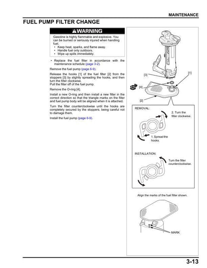 Honda EU7000iS Inverter Generator Service Manual sample page with diagrams and specifications