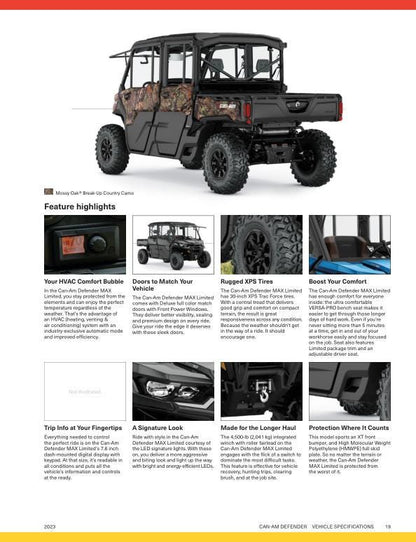 Can-Am Commander 1000 HD10 UTV Service Manual sample page showing schematics and diagrams